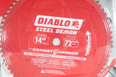 Diablo D1472CF 14" x 72-Teeth Steel Demon Cermet II Saw Blade for Medium Metal